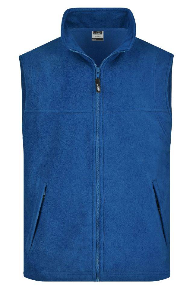 Fleece Vest Wärmende Weste in schwerer Fleece-Qualität blau, Gr. XL