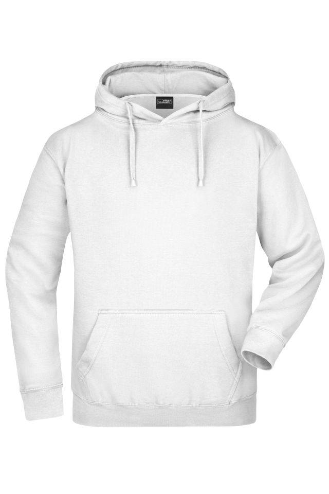 Hooded Sweat Klassisches Kapuzensweat weiß, Gr. M