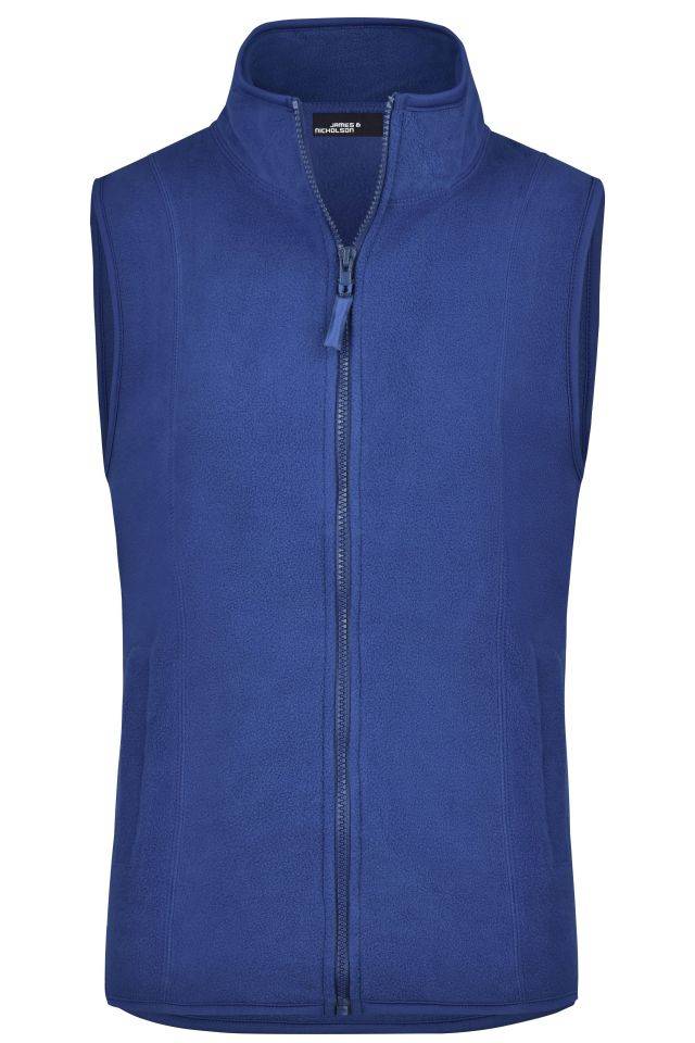 Girly Microfleece Vest Leichte Weste aus Microfleece blau, Gr. L