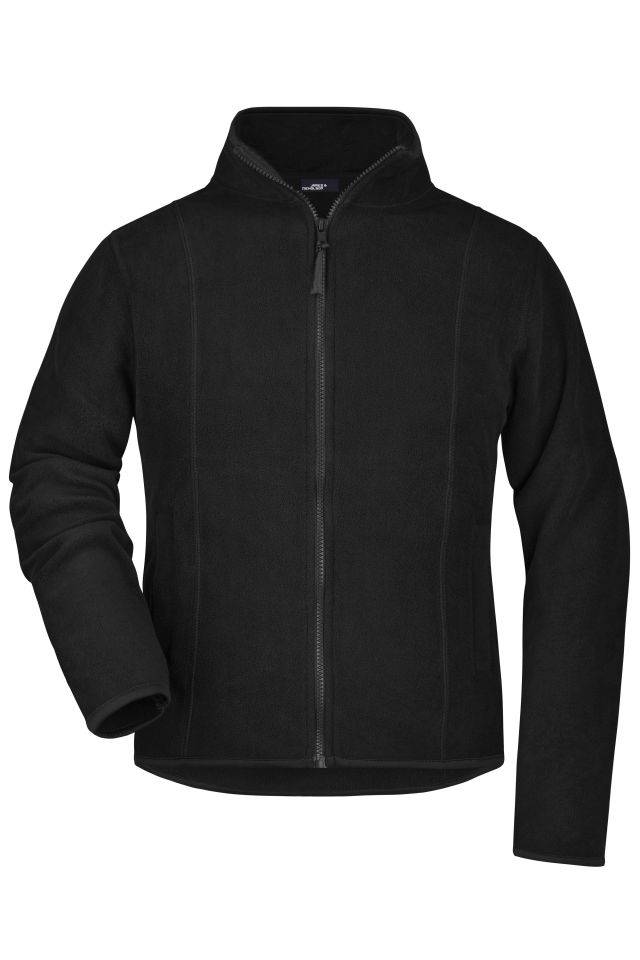 Girly Microfleece Jacket Leichte Jacke aus Microfleece schwarz, Gr. S