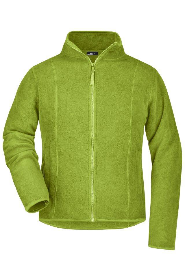 Girly Microfleece Jacket Leichte Jacke aus Microfleece grün, Gr. M