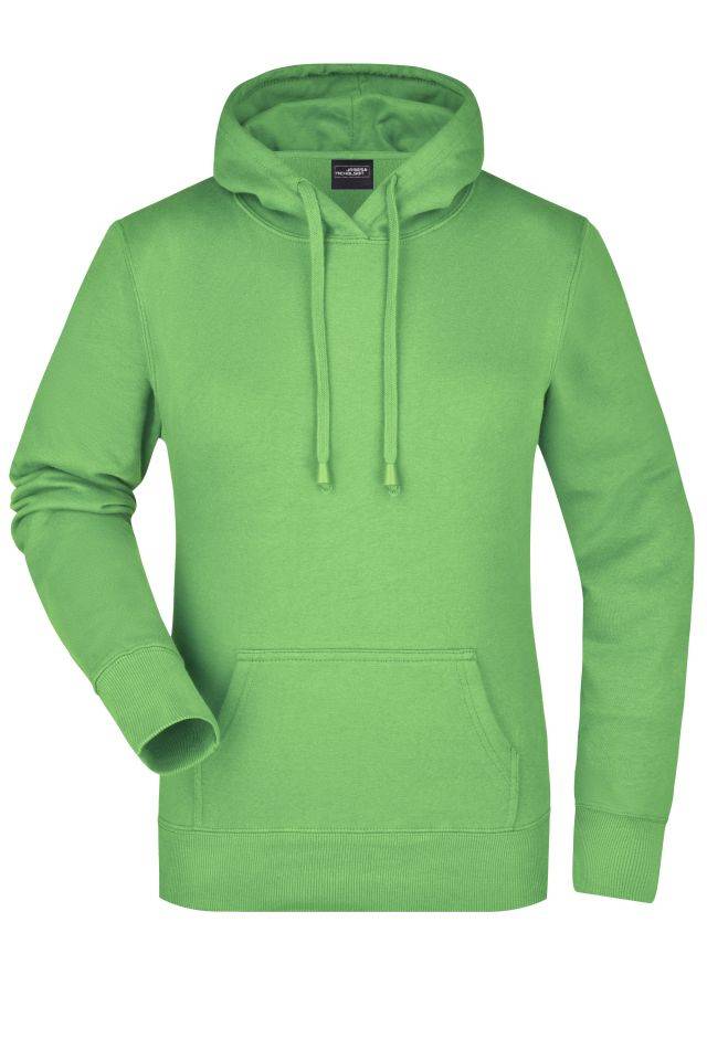 Ladies' Hooded Sweat Klassisches Kapuzensweat grün, Gr. XL