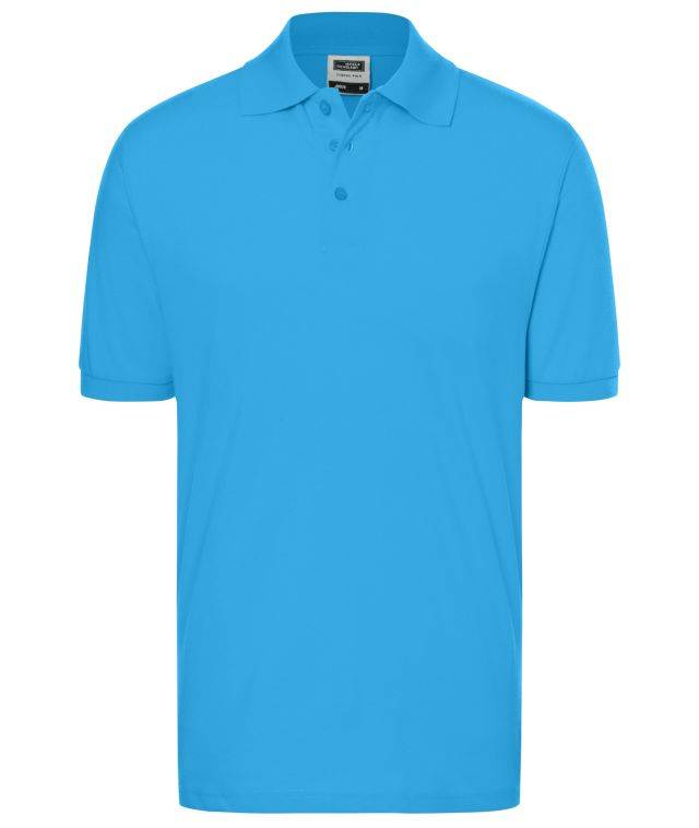 Classic Polo Hochwertiges Polohemd mit Armbündchen blau, Gr. 3XL