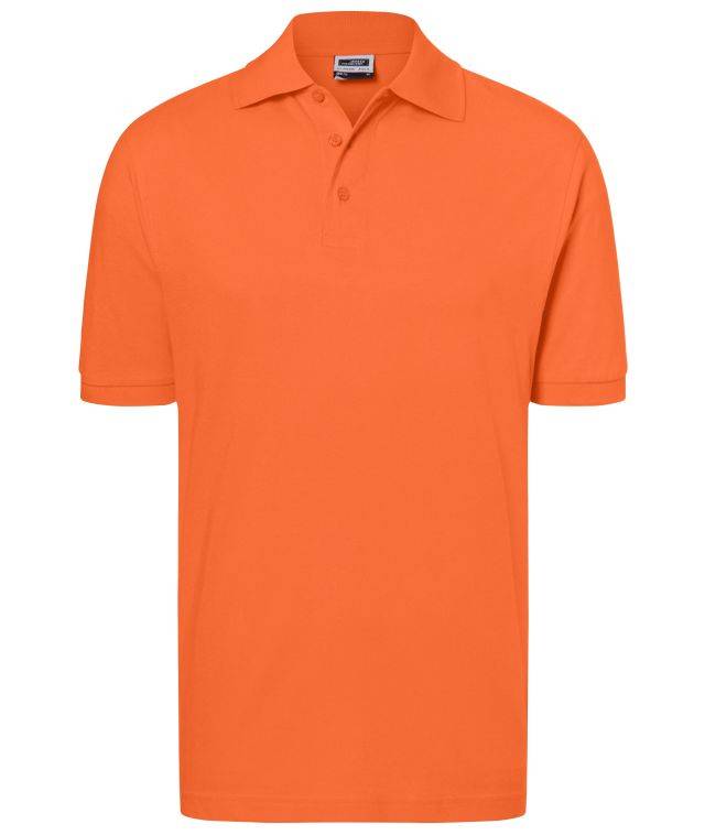 Classic Polo Hochwertiges Polohemd mit Armbündchen orange, Gr. XXL