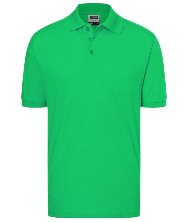 Classic Polo Hochwertiges Polohemd mit Armbündchen grün, Gr. XL