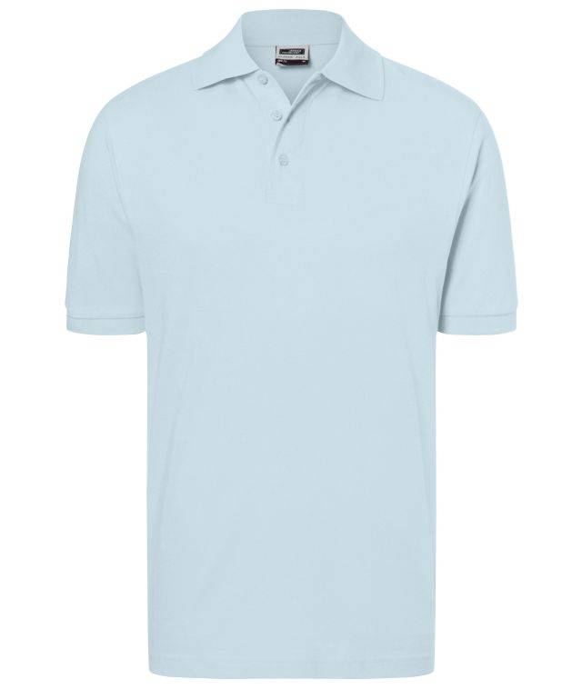 Classic Polo Hochwertiges Polohemd mit Armbündchen blau, Gr. XXL