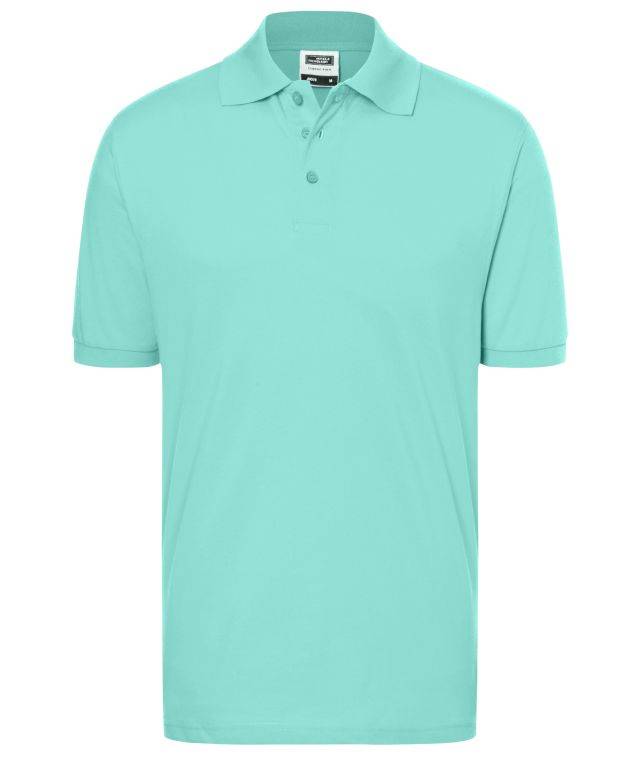 Classic Polo Hochwertiges Polohemd mit Armbündchen grün, Gr. L