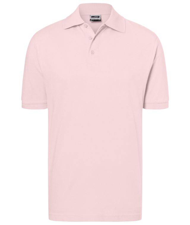 Classic Polo Hochwertiges Polohemd mit Armbündchen pink/rot, Gr. L