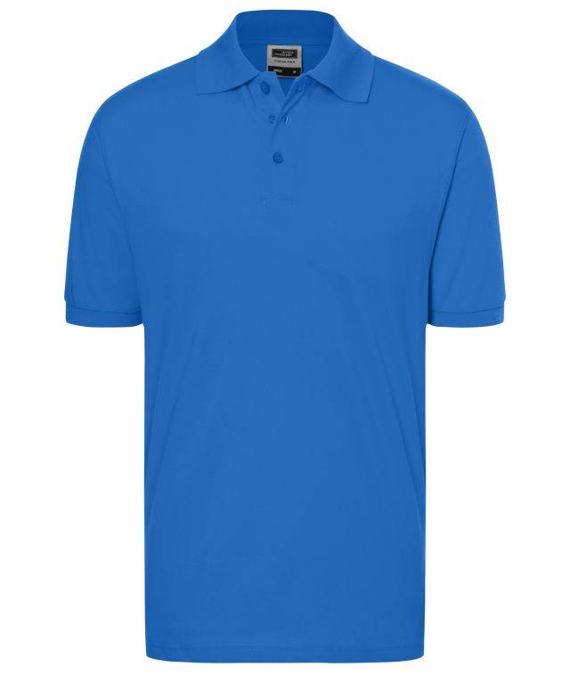 Classic Polo Hochwertiges Polohemd mit Armbündchen blau, Gr. 3XL
