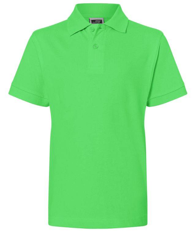 Classic Polo Junior Hochwertiges Polohemd mit Armbündchen grün, Gr. XL