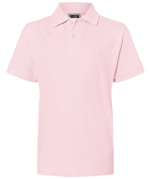 Classic Polo Junior Hochwertiges Polohemd mit Armbündchen pink/rot, Gr. M