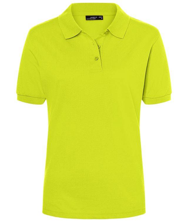 Classic Polo Ladies Hochwertiges Polohemd mit Armbündchen gelb, Gr. L