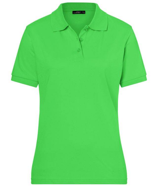Classic Polo Ladies Hochwertiges Polohemd mit Armbündchen grün, Gr. L