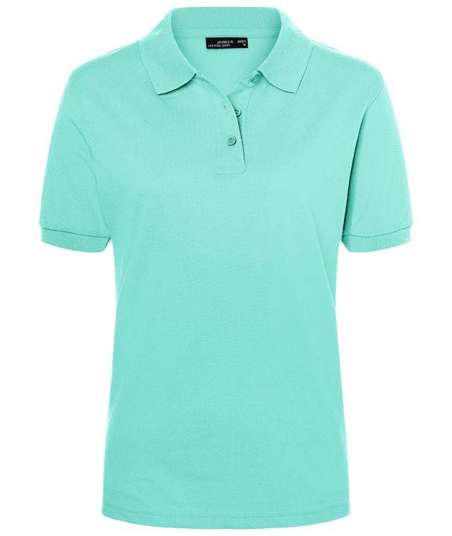 Classic Polo Ladies Hochwertiges Polohemd mit Armbündchen grün, Gr. M