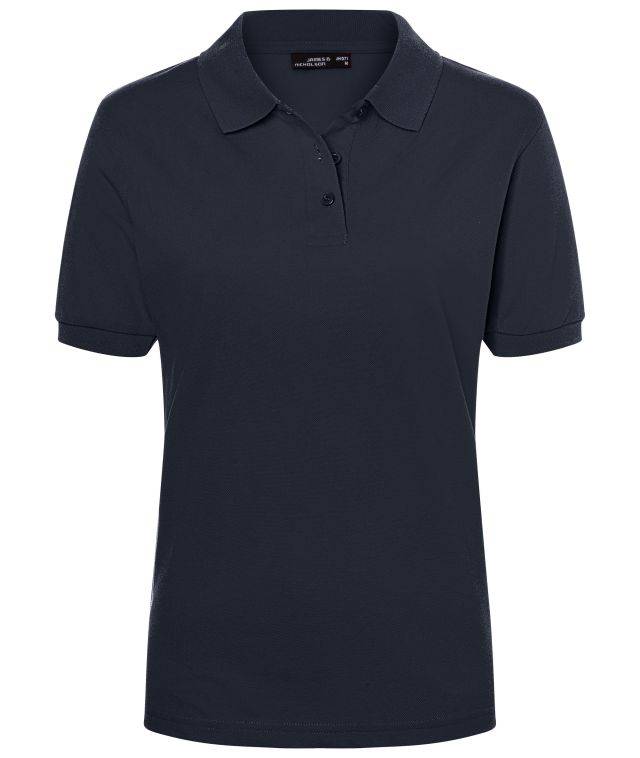 Classic Polo Ladies Hochwertiges Polohemd mit Armbündchen blau, Gr. S