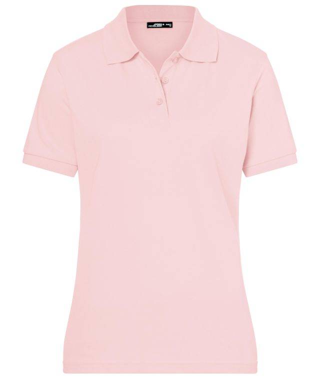 Classic Polo Ladies Hochwertiges Polohemd mit Armbündchen pink/rot, Gr. L