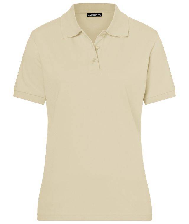 Classic Polo Ladies Hochwertiges Polohemd mit Armbündchen braun/grau, Gr. XXL