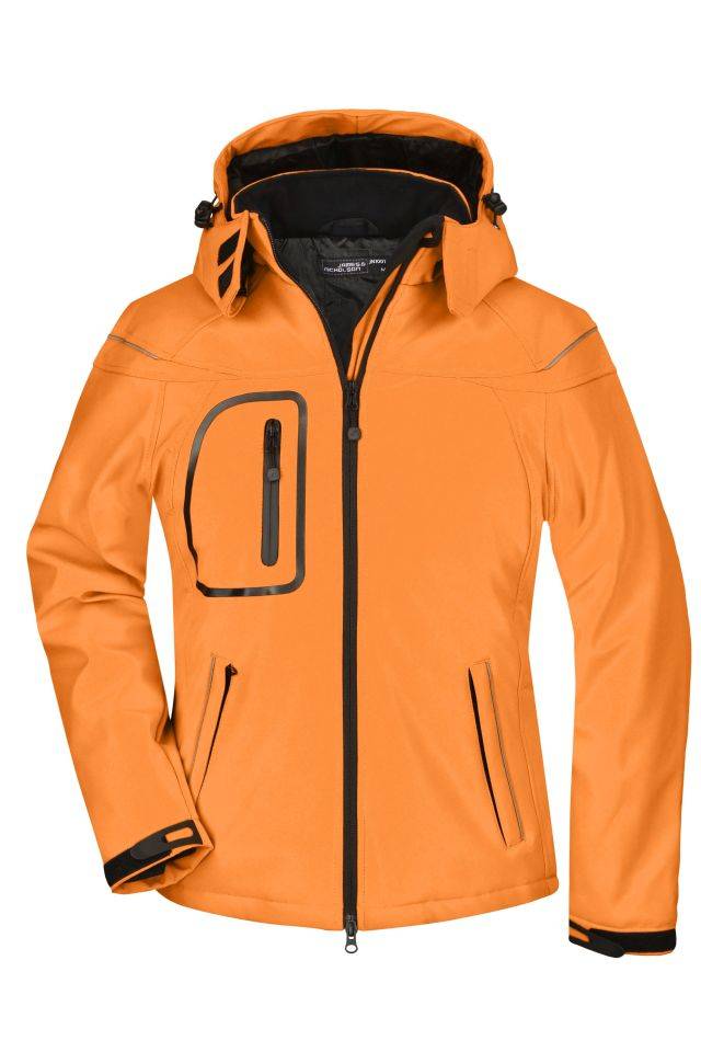 Ladies' Winter Softshell Jacket Modische Winter Softshelljacke orange, Gr. M