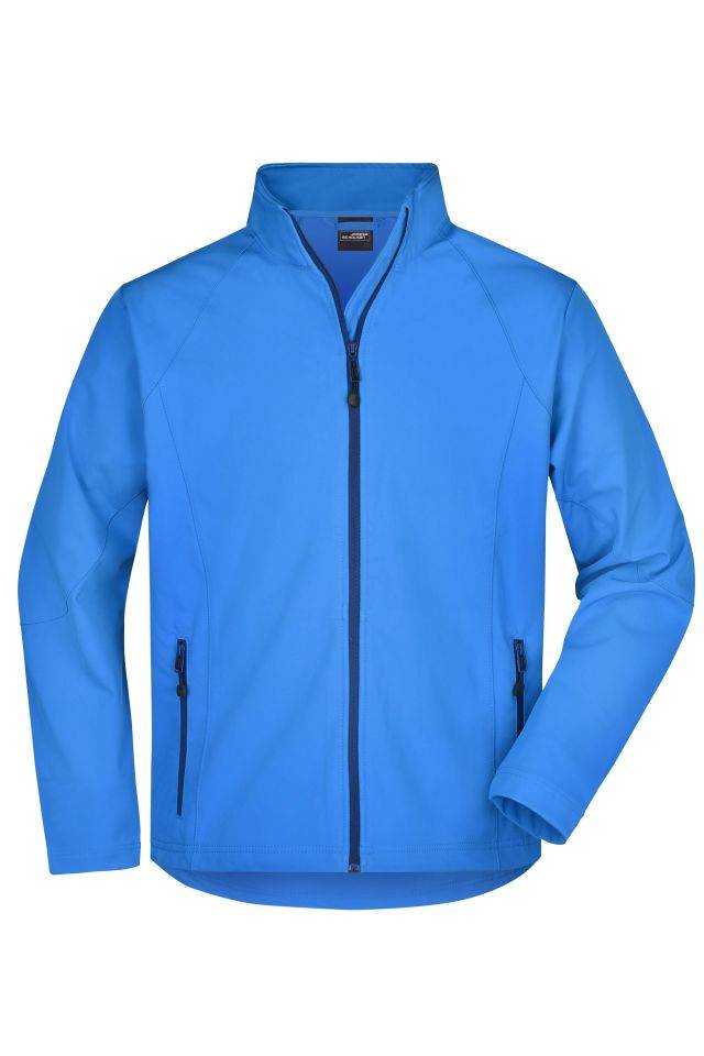 Men's Softshell Jacket Modische Softshelljacke blau, Gr. XL
