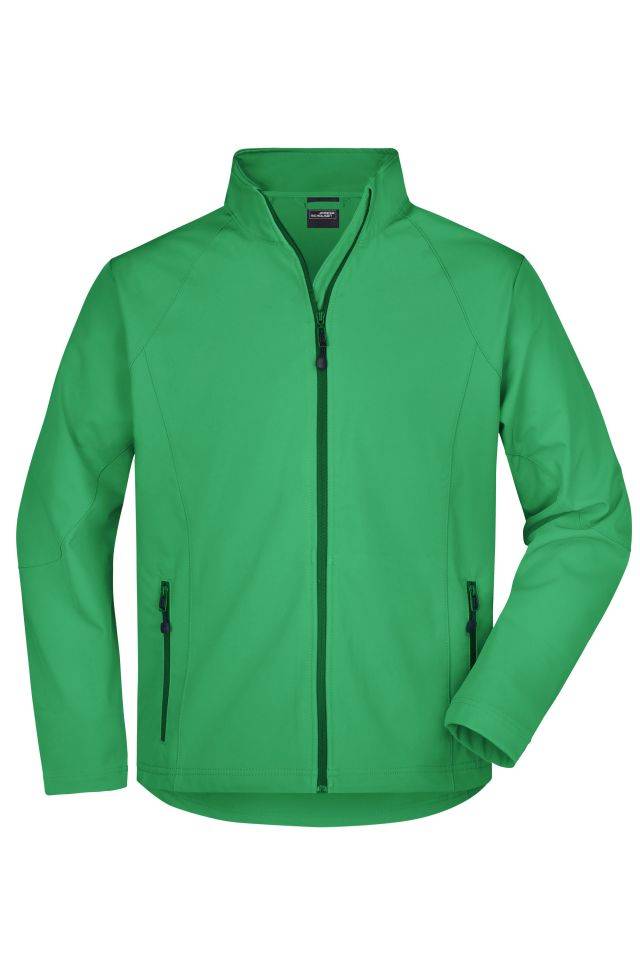 Men's Softshell Jacket Modische Softshelljacke grün, Gr. 3XL