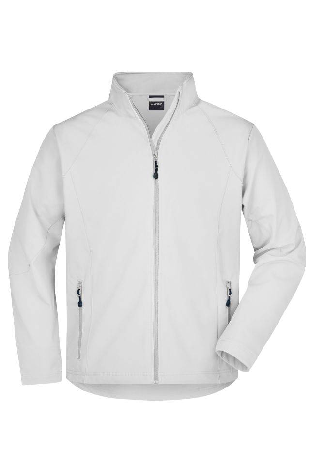 Men's Softshell Jacket Modische Softshelljacke weiß, Gr. S