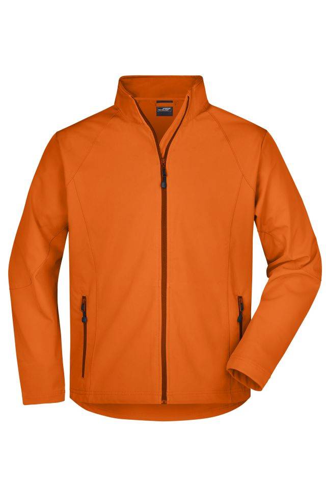 Men's Softshell Jacket Modische Softshelljacke orange, Gr. S