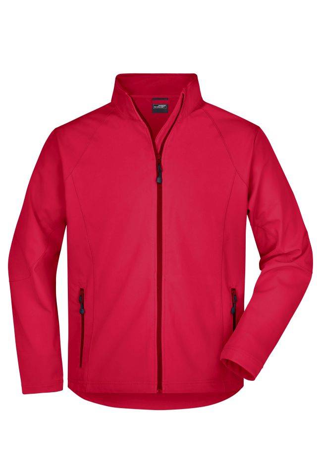 Men's Softshell Jacket Modische Softshelljacke rot, Gr. XXL