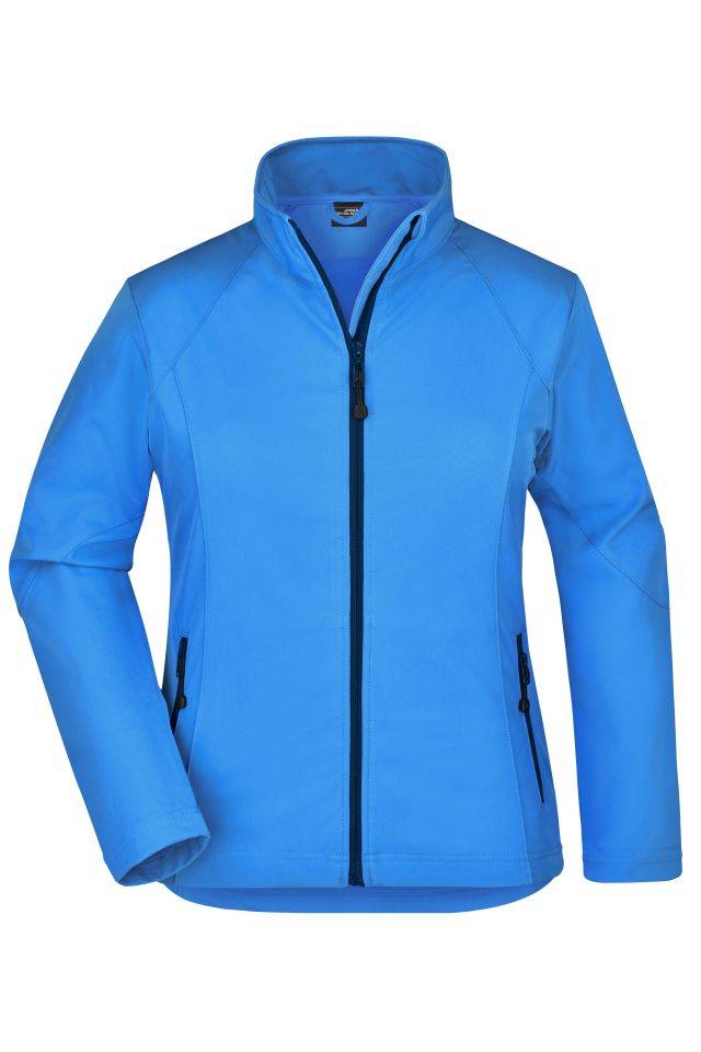 Ladies' Softshell Jacket Modische Softshelljacke blau, Gr. L