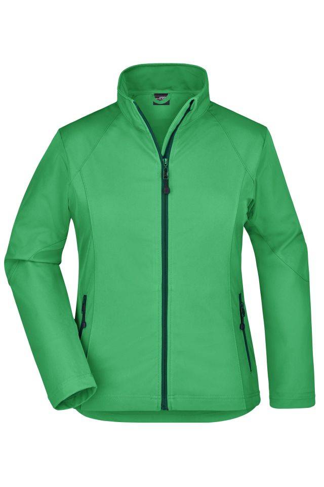 Ladies' Softshell Jacket Modische Softshelljacke grün, Gr. S