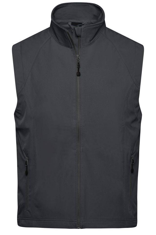 Men's Softshell Vest Modische Softshellweste schwarz, Gr. XXL