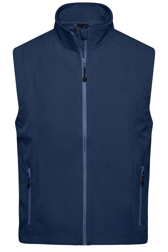 Men's Softshell Vest Modische Softshellweste blau, Gr. XL