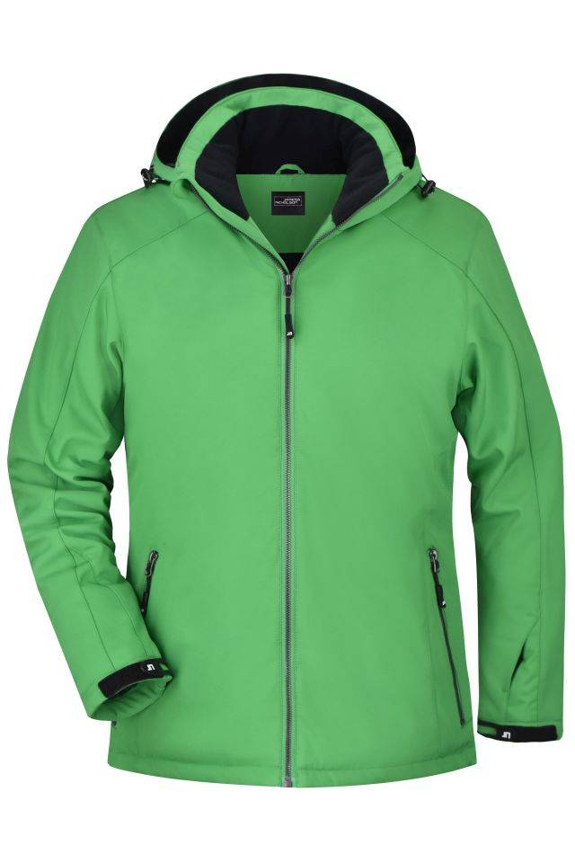 Ladies' Wintersport Jacket Elastische, gefütterte Softshelljacke grün, Gr. XXL