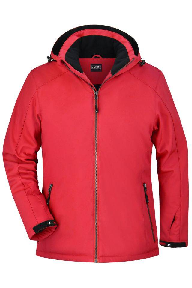 Ladies' Wintersport Jacket Elastische, gefütterte Softshelljacke rot, Gr. XL