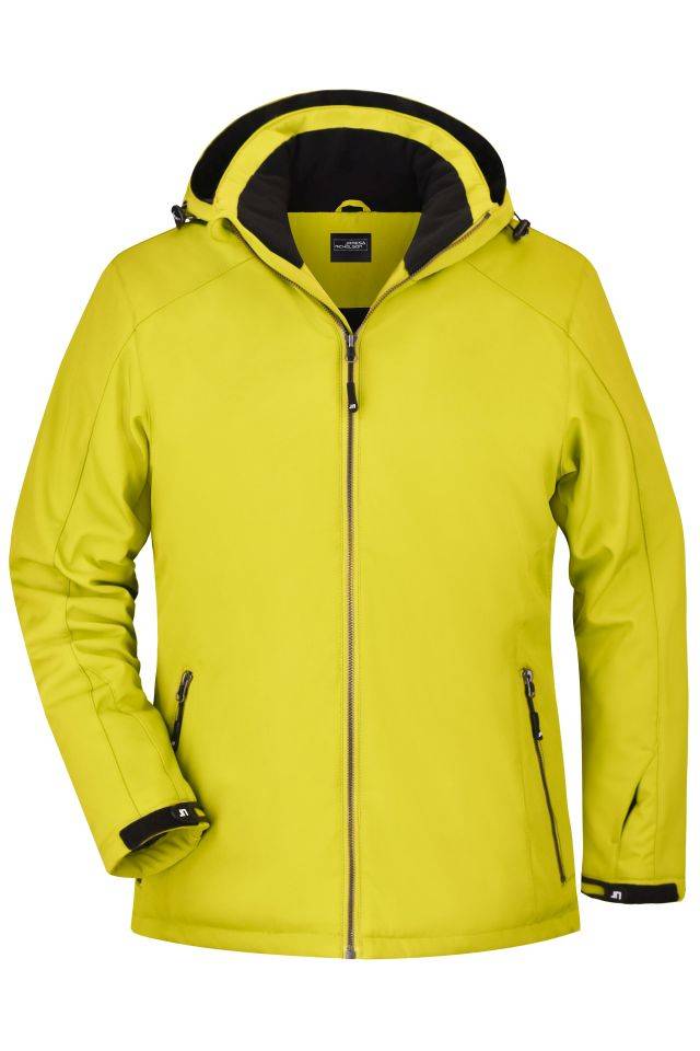Ladies' Wintersport Jacket Elastische, gefütterte Softshelljacke gelb, Gr. L