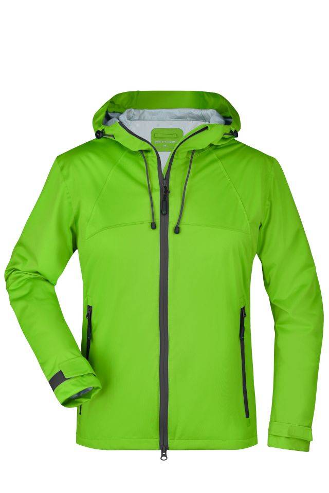 Ladies' Outdoor Jacket Ultraleichte Softshell-Jacke für extreme Wetterbedingungen grün/grau, Gr. M