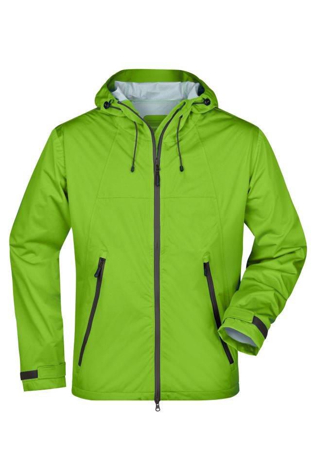 Men's Outdoor Jacket Ultraleichte Softshell-Jacke für extreme Wetterbedingungen grün/grau, Gr. 3XL