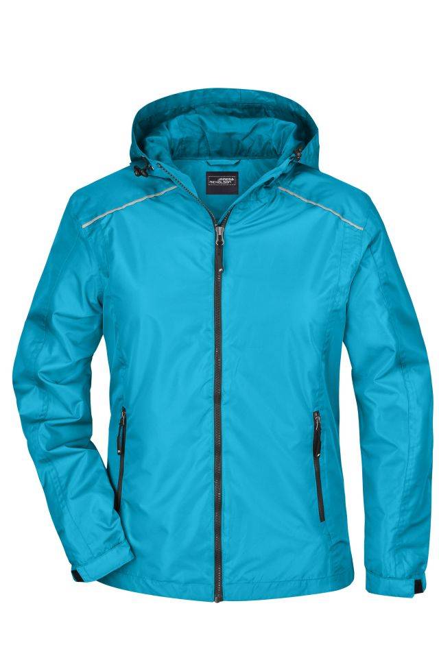 Ladies' Rain Jacket Sportliche, funktionale Outdoorjacke blau/grau, Gr. S