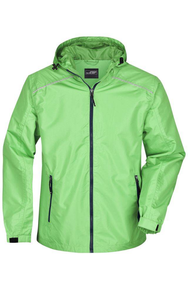 Men's Rain Jacket Sportliche, funktionale Outdoorjacke grün/blau, Gr. S