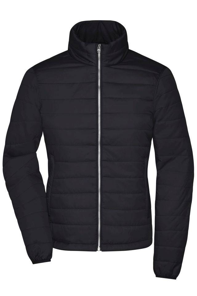Ladies' Padded Jacket Leichte, wattierte Steppjacke schwarz, Gr. XXL