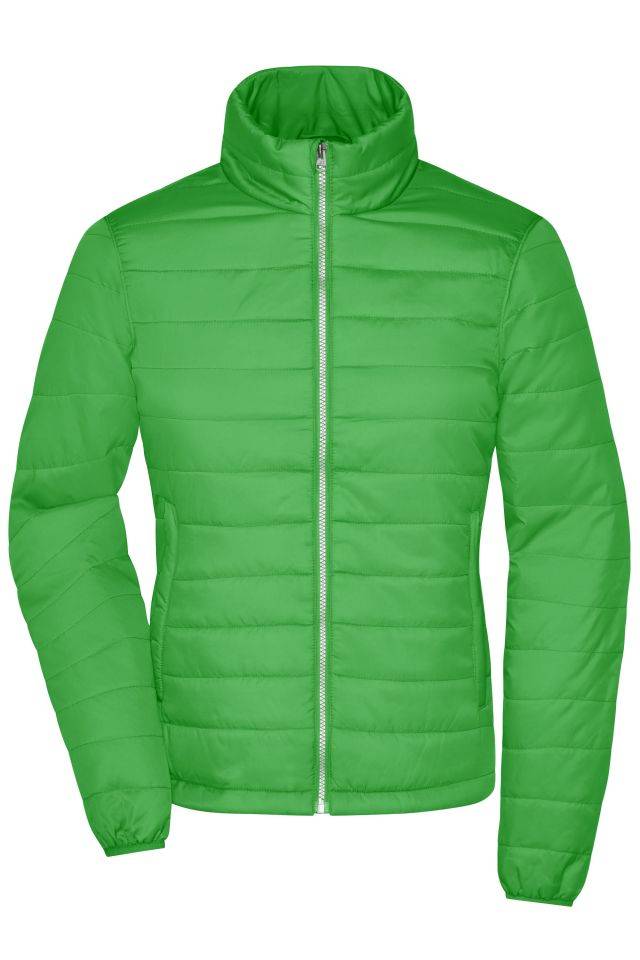 Ladies' Padded Jacket Leichte, wattierte Steppjacke grün, Gr. M