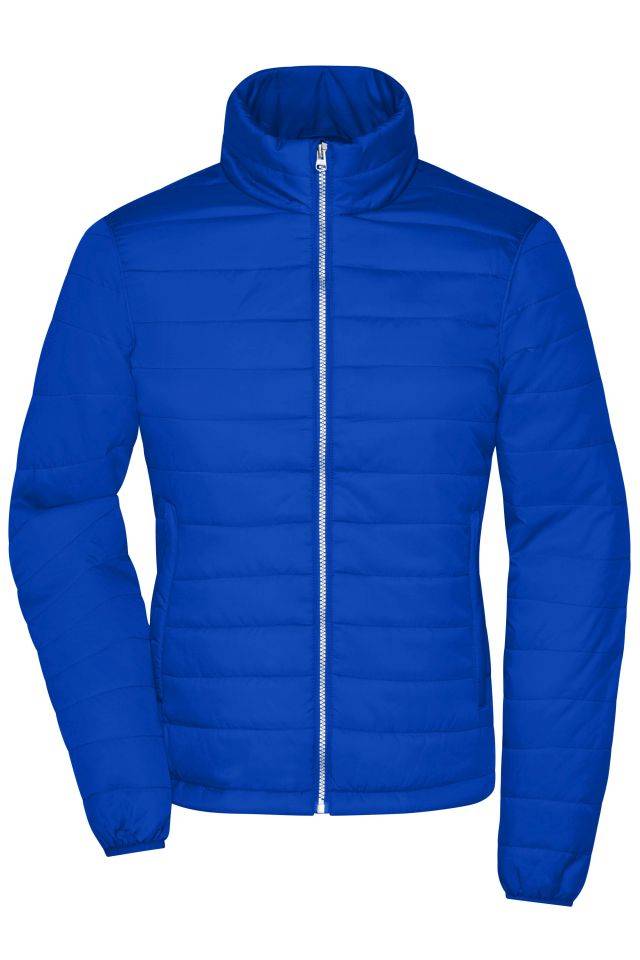 Ladies' Padded Jacket Leichte, wattierte Steppjacke blau, Gr. M