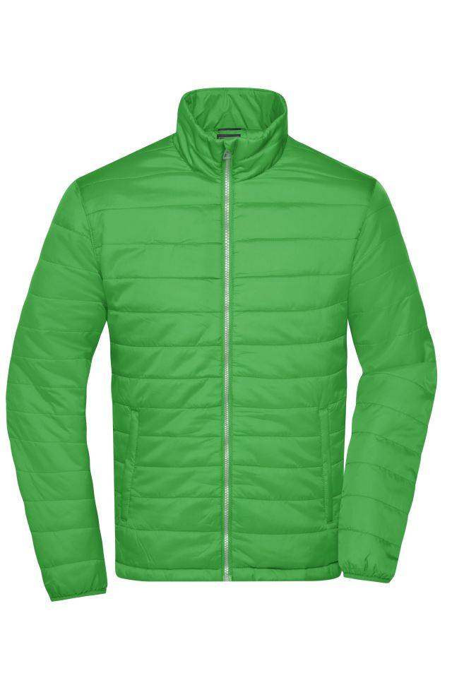 Men's Padded Jacket Leichte, wattierte Steppjacke grün, Gr. 3XL