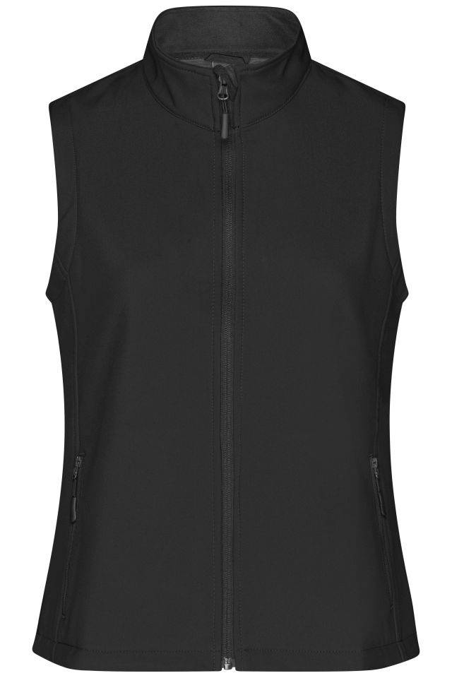 Ladies' Promo Softshell Vest Softshellweste für Promotion und Freizeit schwarz, Gr. XL