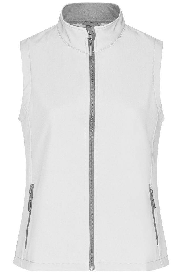 Ladies' Promo Softshell Vest Softshellweste für Promotion und Freizeit weiß, Gr. XL
