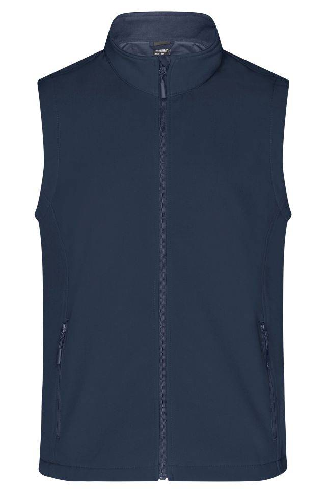 Men's Promo Softshell Vest Softshellweste für Promotion und Freizeit blau, Gr. XXL