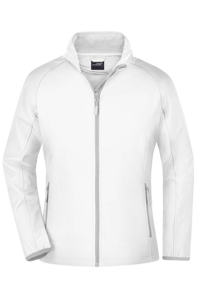Ladies' Promo Softshell Jacket Softshelljacke für Promotion und Freizeit weiß, Gr. L
