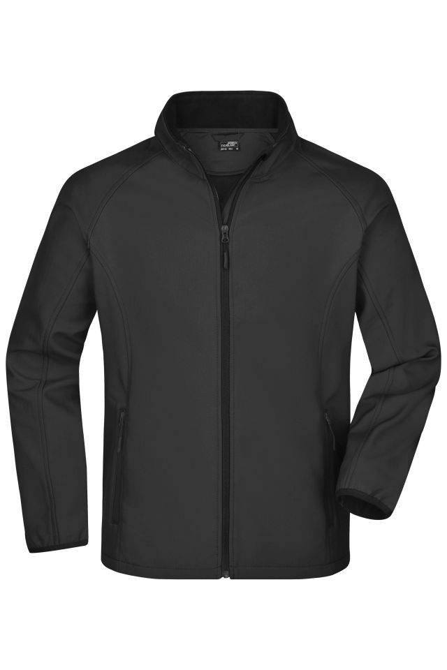 Men's Promo Softshell Jacket Softshelljacke für Promotion und Freizeit schwarz, Gr. M