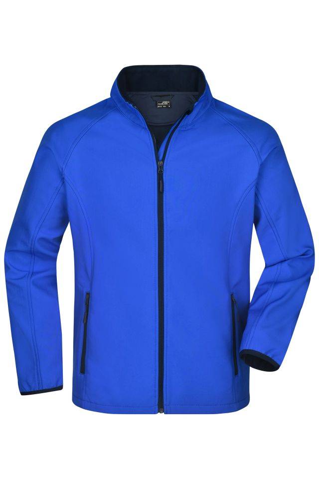 Men's Promo Softshell Jacket Softshelljacke für Promotion und Freizeit blau, Gr. XXL