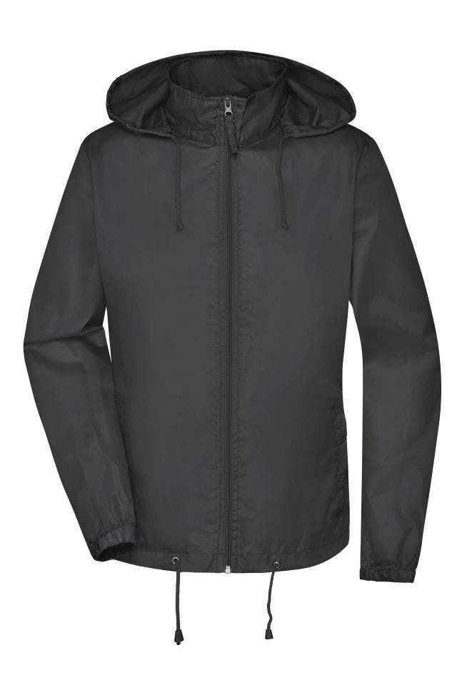 Ladies' Promo Jacket Windbreaker für Promotion und Freizeit schwarz, Gr. M