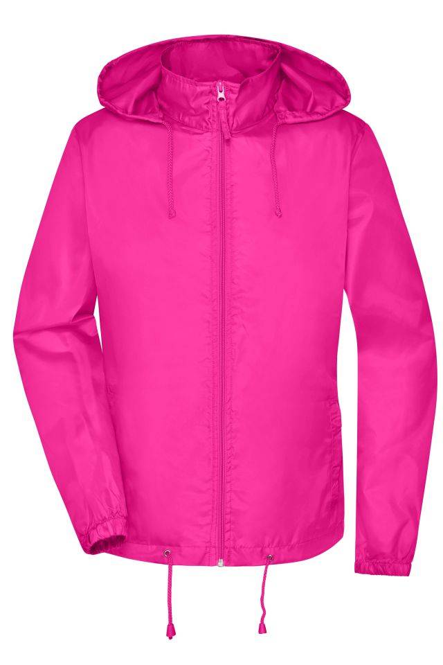 Ladies' Promo Jacket Windbreaker für Promotion und Freizeit pink/neon, Gr. XL